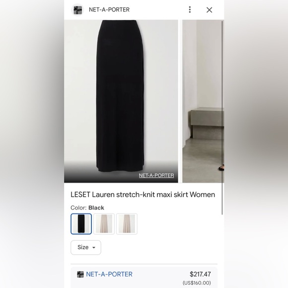 Stretch-Knit Maxi Skirt - Picture 4 of 5